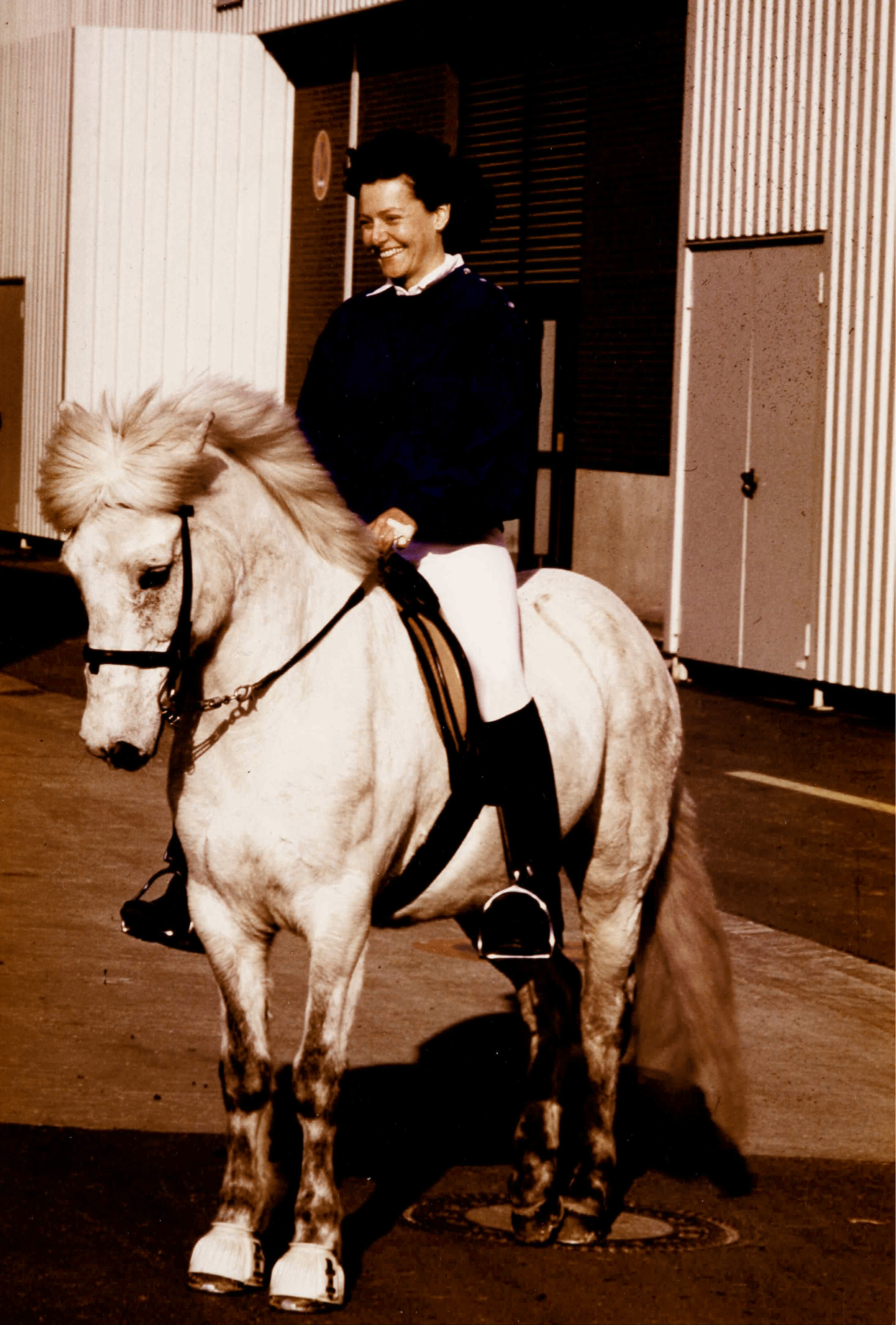 Sabine Söchtig auf Valur, 1987